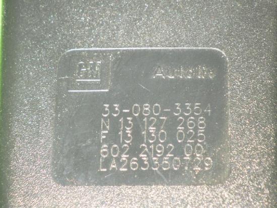 Gurtstraffer vorne links OPEL ZAFIRA B (A05) 1.9 CDTI 13127268 Bild Gurtstraffer vorne links OPEL ZAFIRA B (A05) 1.9 CDTI 13127268