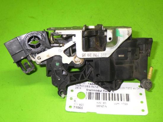 Stellmodul Türschloss Tür vorne rechts MERCEDES-BENZ C-KLASSE T-Model (S202) C 180 T (202.078) 2027202035 Bild Stellmodul Türschloss Tür vorne rechts MERCEDES-BENZ C-KLASSE T-Model (S202) C 180 T (202.078) 2027202035