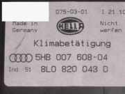 Regulierelement Klima AUDI (NSU) A3 (8L1) 1.6 8L0820043D
