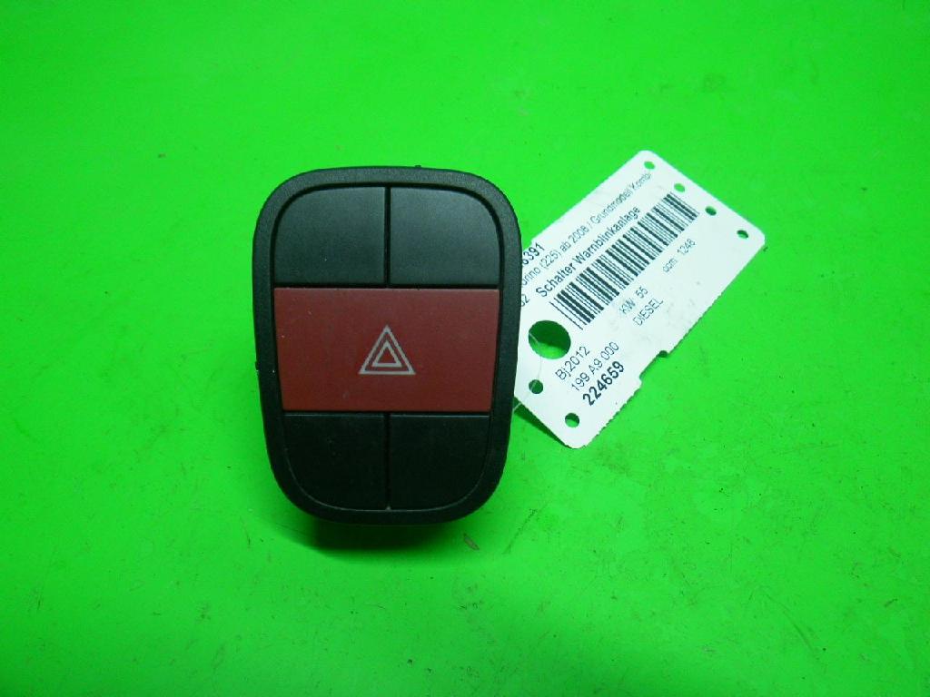 Schalter Warnblinkanlage FIAT FIORINO Kasten/Kombi (225) 1.3 D Multijet 735461128 Bild Schalter Warnblinkanlage FIAT FIORINO Kasten/Kombi (225) 1.3 D Multijet 735461128