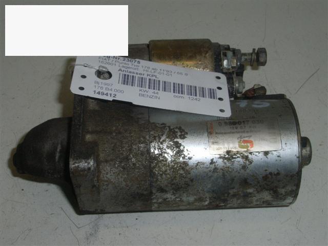 Anlasser FIAT PUNTO (176_) 60 1.2 0986017030 Bild Anlasser FIAT PUNTO (176_) 60 1.2 0986017030