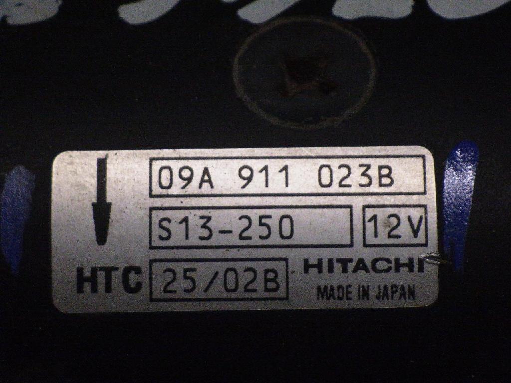 Anlasser VW BORA Kombi (1J6) 1.9 TDI 09A911023B Bild Anlasser VW BORA Kombi (1J6) 1.9 TDI 09A911023B