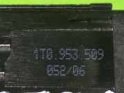 Schalter Warnblinkanlage VW TOURAN (1T1, 1T2) 2.0 TDI 16V 1T0953509