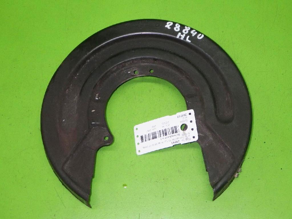 Ankerblech Spritzblech hinten links VW TRANSPORTER T5 Pritsche/Fahrgestell (7JD, 7JE, 7JL, 7JY, 7JZ 2.5 TDI