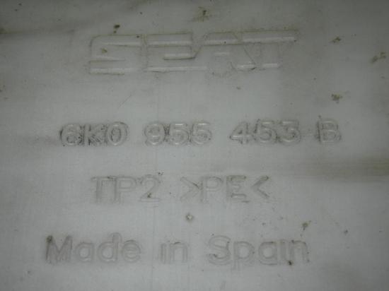 Scheibenwischbehälter Wischwasserbehälter SEAT IBIZA II (6K1) 1.4 i 6K0955453B Bild Scheibenwischbehälter Wischwasserbehälter SEAT IBIZA II (6K1) 1.4 i 6K0955453B