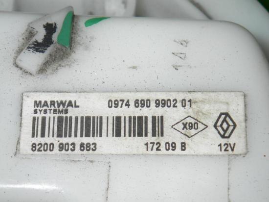 Kraftstoffpumpe DACIA SANDERO 1.2 16V 8200903683 Bild Kraftstoffpumpe DACIA SANDERO 1.2 16V 8200903683