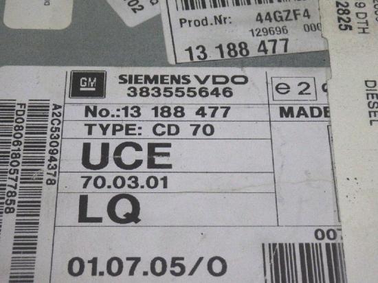 Radio Navigation Kombination OPEL SIGNUM 1.9 CDTI 383555646 Bild Radio Navigation Kombination OPEL SIGNUM 1.9 CDTI 383555646