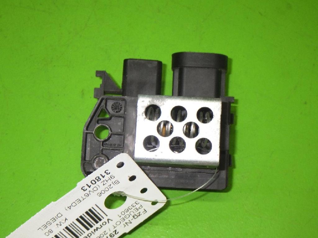 Vorwiderstand Heizgebläse PEUGEOT 206 SW (2E/K) 1.6 HDi 110 9673999880 Bild Vorwiderstand Heizgebläse PEUGEOT 206 SW (2E/K) 1.6 HDi 110 9673999880