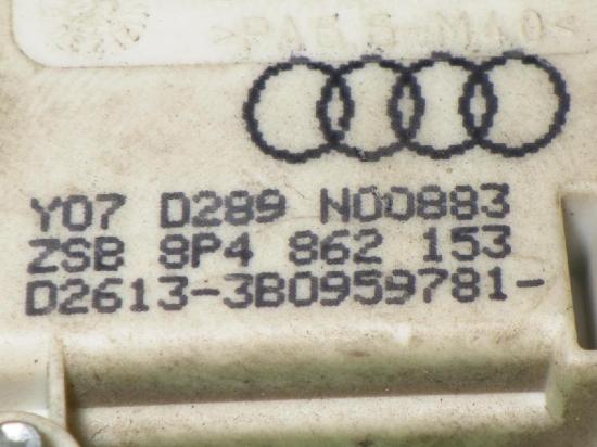 Stellmodul Tankklappe AUDI (NSU) A3 Sportback (8PA) 2.0 TDI quattro 8P4862153 Bild Stellmodul Tankklappe AUDI (NSU) A3 Sportback (8PA) 2.0 TDI quattro 8P4862153