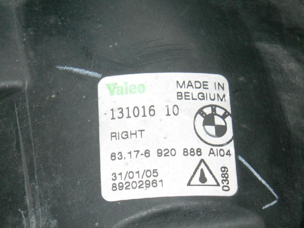 Nebelscheinwerfer rechts BMW X5 (E53) 3.0 d 63176920886 Bild Nebelscheinwerfer rechts BMW X5 (E53) 3.0 d 63176920886