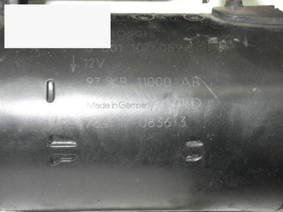 Anlasser FORD KA (RB_) 1.3 i 0001107059 Bild Anlasser FORD KA (RB_) 1.3 i 0001107059