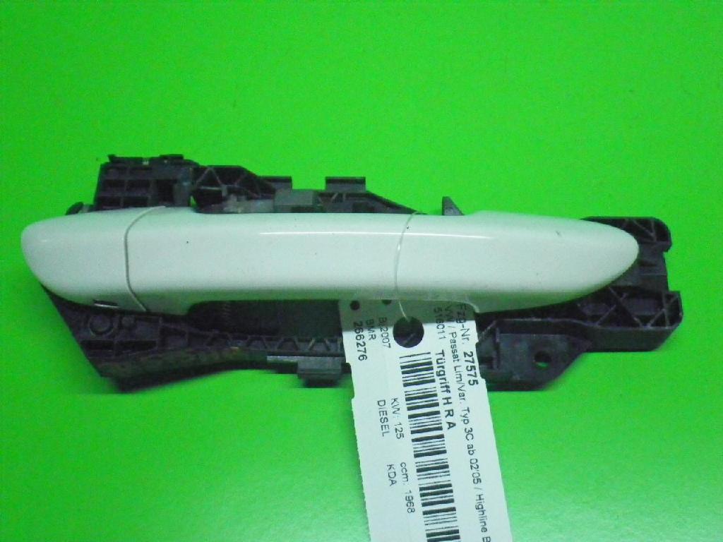 T?rgriff hinten rechts au?en VW PASSAT (3C2) 2.0 TDI 3C0837206 Bild T?rgriff hinten rechts au?en VW PASSAT (3C2) 2.0 TDI 3C0837206