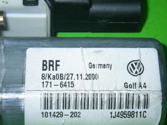 Fensterhebermotor T?r hinten links VW GOLF IV (1J1) 1.9 TDI 1J4959811C Bild Fensterhebermotor T?r hinten links VW GOLF IV (1J1) 1.9 TDI 1J4959811C