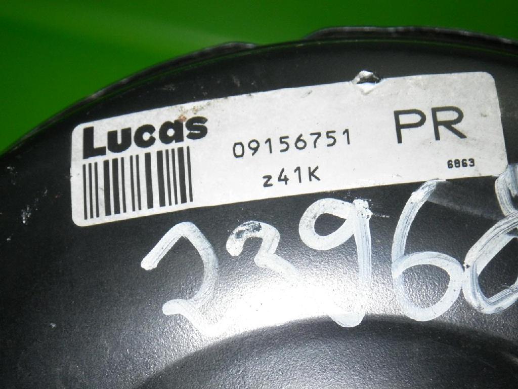 Bremskraftverst?rker OPEL OMEGA B Caravan (V94) 2.2 DTI 16V (F35, M35, P35) 09156751PR Bild Bremskraftverst?rker OPEL OMEGA B Caravan (V94) 2.2 DTI 16V (F35, M35, P35) 09156751PR