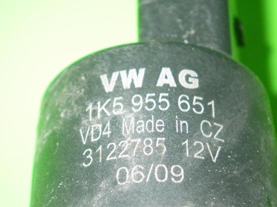 Pumpe Scheibenwaschanlage VW PASSAT (3C2) 2.0 TDI 16V 1K5955651 Bild Pumpe Scheibenwaschanlage VW PASSAT (3C2) 2.0 TDI 16V 1K5955651