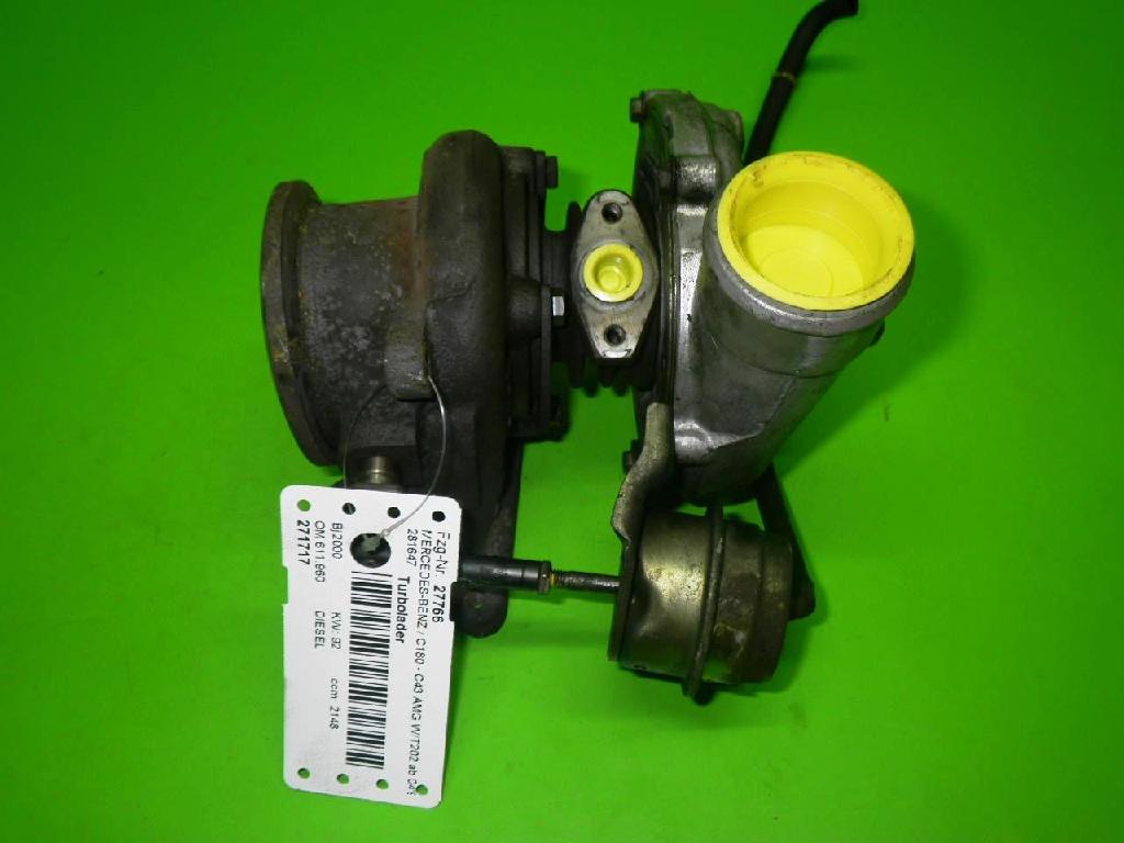 Turbolader MERCEDES-BENZ C-KLASSE T-Model (S202) C 220 T CDI (202.193) A6110960099 Bild Turbolader MERCEDES-BENZ C-KLASSE T-Model (S202) C 220 T CDI (202.193) A6110960099