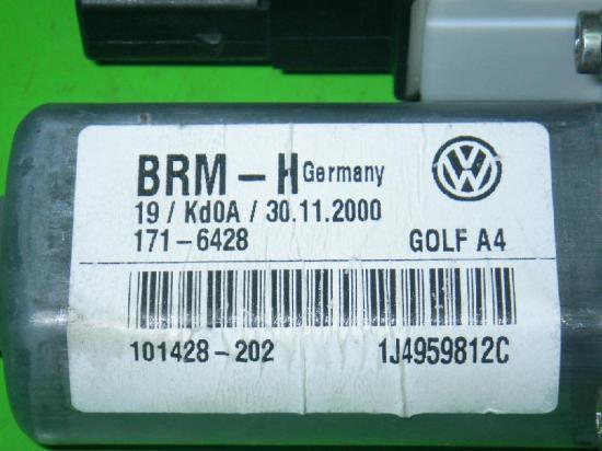 Fensterhebermotor Tür hinten rechts VW GOLF IV (1J1) 1.9 TDI 1J1959812C Bild Fensterhebermotor Tür hinten rechts VW GOLF IV (1J1) 1.9 TDI 1J1959812C