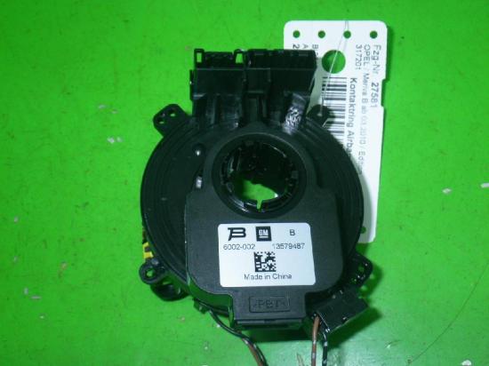Kontaktring Airbag Schleifring OPEL MERIVA B 1.4 13579487 Bild Kontaktring Airbag Schleifring OPEL MERIVA B 1.4 13579487