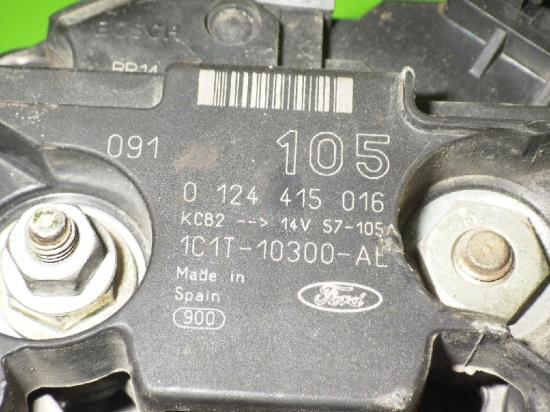Lichtmaschine FORD TRANSIT Kasten (FA_ _) 2.0 DI (FAE_, FAF_, FAG_) 0124415016 Bild Lichtmaschine FORD TRANSIT Kasten (FA_ _) 2.0 DI (FAE_, FAF_, FAG_) 0124415016
