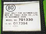 Sicherheitsgurt hinten rechts AUDI (NSU) A4 (8D2, B5) 1.9 TDI