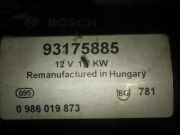 Anlasser OPEL ZAFIRA A Großraumlimousine (T98) 1.8 16V (F75) 0986019873