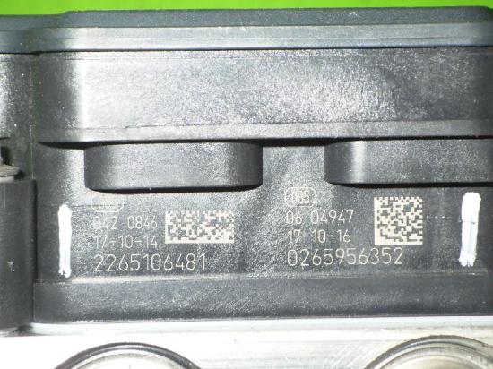 ABS Hydroaggregat OPEL COMBO Großraumlimousine 1.5 0265956352 Bild ABS Hydroaggregat OPEL COMBO Großraumlimousine 1.5 0265956352