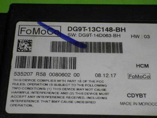 Steuergerät Niveauausgleich FORD MONDEO V Stufenheck 2.0 Hybrid DG9T13C148BH Bild Steuergerät Niveauausgleich FORD MONDEO V Stufenheck 2.0 Hybrid DG9T13C148BH