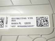 Verkleidung D-Säule rechts SKODA SCALA (NW1) 1.0 TSI 657867246 Y20