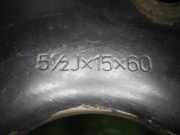 Felge vorne links FORD TRANSIT Kasten (FA_ _) 2.0 DI (FAE_, FAF_, FAG_) 5,5JX15 ET60 5X106X65