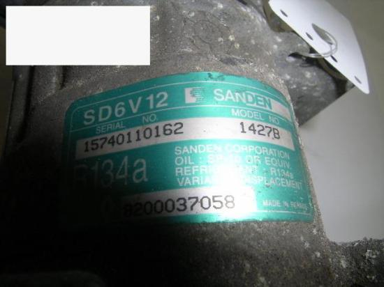 Klimakompressor RENAULT CLIO II (BB0/1/2_, CB0/1/2_) 1.2 16V (BB05, BB0W, BB11, BB27 SD6V12 Bild Klimakompressor RENAULT CLIO II (BB0/1/2_, CB0/1/2_) 1.2 16V (BB05, BB0W, BB11, BB27 SD6V12