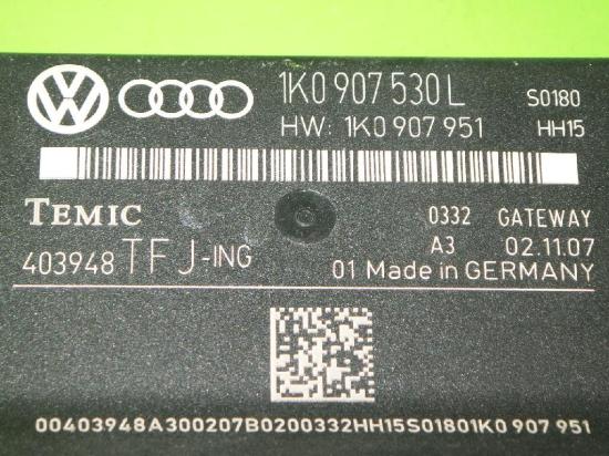 Steuergerät Gateway AUDI (NSU) A3 Sportback (8PA) 2.0 TDI 403948 Bild Steuergerät Gateway AUDI (NSU) A3 Sportback (8PA) 2.0 TDI 403948