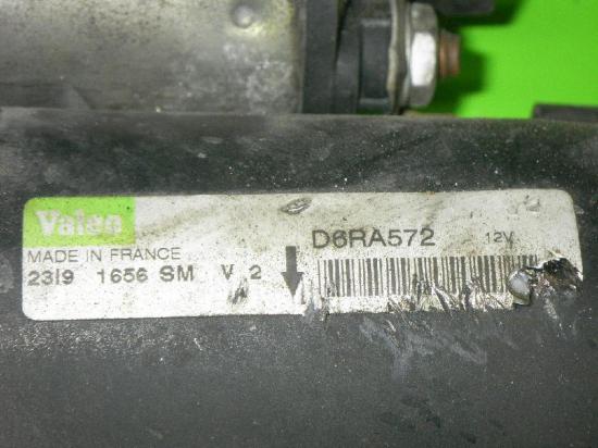 Anlasser PEUGEOT 306 Break (7E, N3, N5) 1.6 D6RA572 Bild Anlasser PEUGEOT 306 Break (7E, N3, N5) 1.6 D6RA572