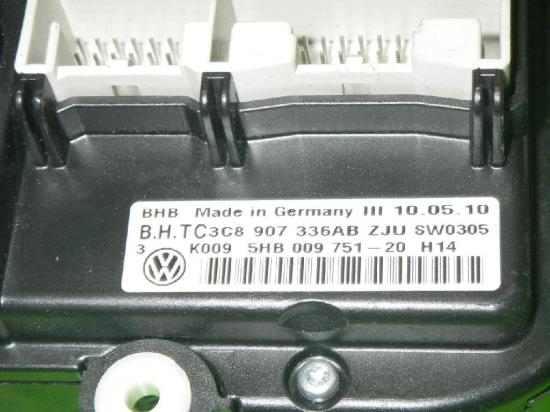 Heizungsregulierelement VW GOLF VI (5K1) 1.4 TSI 5HB009751 Bild Heizungsregulierelement VW GOLF VI (5K1) 1.4 TSI 5HB009751