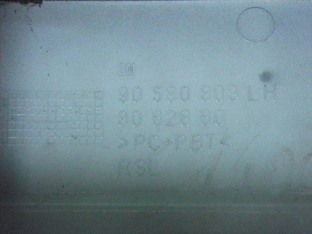 Zierleiste Schlussleuchte links OPEL ZAFIRA A Großraumlimousine (T98) 2.0 DTI 16V (75) 90580803 LH Bild Zierleiste Schlussleuchte links OPEL ZAFIRA A Großraumlimousine (T98) 2.0 DTI 16V (75) 90580803 LH