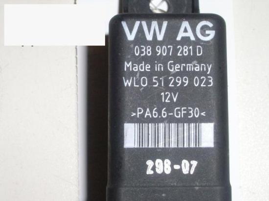 Steuergerät Vorglühung AUDI (NSU) A3 Sportback (8PA) 2.0 TDI quattro 038907281D Bild Steuergerät Vorglühung AUDI (NSU) A3 Sportback (8PA) 2.0 TDI quattro 038907281D