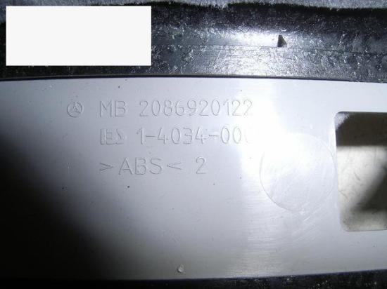 Seitenwandverkleidung Mitte rechts MERCEDES-BENZ CLK (C208) 430 (208.370) A2086901025 Bild Seitenwandverkleidung Mitte rechts MERCEDES-BENZ CLK (C208) 430 (208.370) A2086901025
