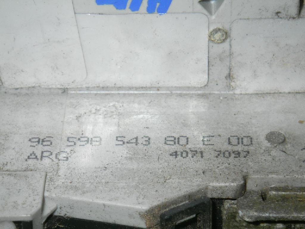 Stellmodul T?rschloss T?r hinten links PEUGEOT 407 SW (6E_) 2.0 HDi 135 9659754380 Bild Stellmodul T?rschloss T?r hinten links PEUGEOT 407 SW (6E_) 2.0 HDi 135 9659754380