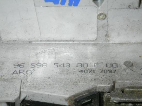 Stellmodul Türschloss Tür hinten links PEUGEOT 407 SW (6E_) 2.0 HDi 135 9659754380 Bild Stellmodul Türschloss Tür hinten links PEUGEOT 407 SW (6E_) 2.0 HDi 135 9659754380