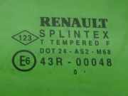 Türscheibe hinten links RENAULT SCÉNIC I Großraumlimousine (JA0/1_) 1.9 dCi (JA05, JA1F)