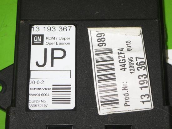 Steuergerät Tür vorne rechts OPEL SIGNUM 1.9 CDTI 13193367 Bild Steuergerät Tür vorne rechts OPEL SIGNUM 1.9 CDTI 13193367