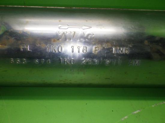 Auspufftopf Mitte VW GOLF VI (5K1) 1.2 TSI 1K0253211AM Bild Auspufftopf Mitte VW GOLF VI (5K1) 1.2 TSI 1K0253211AM