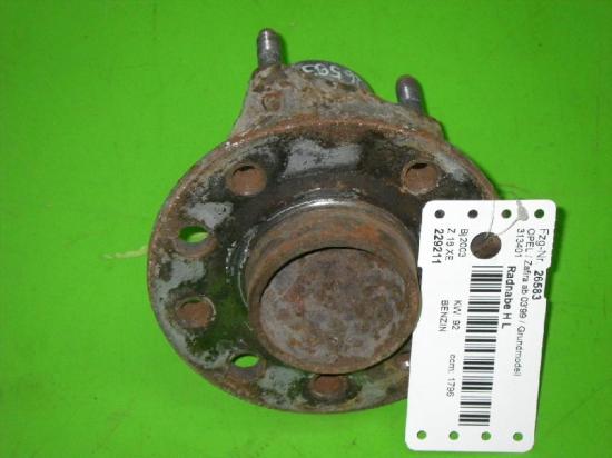 Radnabe hinten links OPEL ZAFIRA A Großraumlimousine (T98) 1.8 16V (F75) 1604002 Bild Radnabe hinten links OPEL ZAFIRA A Großraumlimousine (T98) 1.8 16V (F75) 1604002