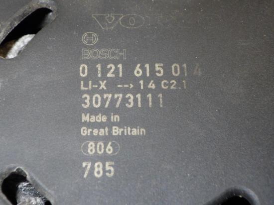 Lichtmaschine VOLVO C30 D5 012161501 Bild Lichtmaschine VOLVO C30 D5 012161501