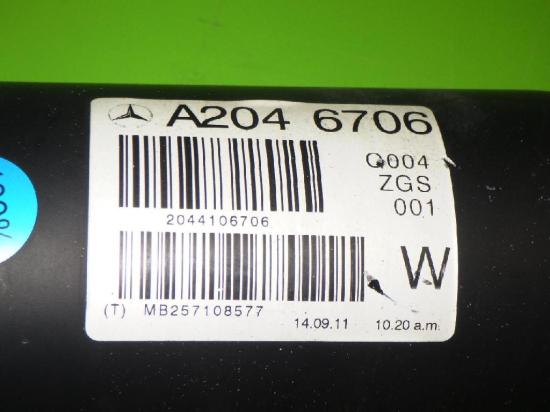 Kardanwelle hinten MERCEDES-BENZ C-KLASSE Kombi (S204) C 350 CDI 4-matic (204.292) A2046706 Bild Kardanwelle hinten MERCEDES-BENZ C-KLASSE Kombi (S204) C 350 CDI 4-matic (204.292) A2046706