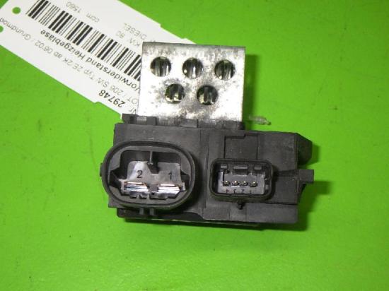 Vorwiderstand Heizgebläse PEUGEOT 206 SW (2E/K) 1.6 HDi 110 9673999880 Bild Vorwiderstand Heizgebläse PEUGEOT 206 SW (2E/K) 1.6 HDi 110 9673999880