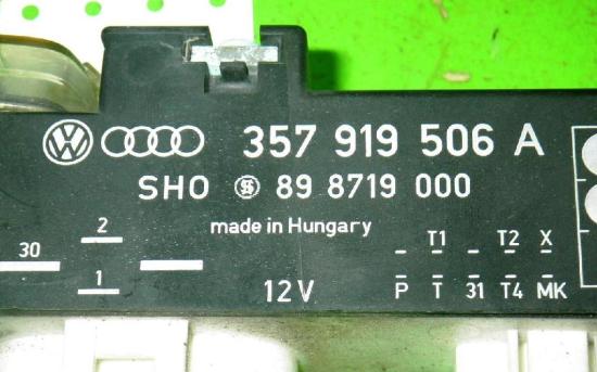 Relais L?ftergebl?se VW GOLF III Variant (1H5) 1.9 TDI 357919506A Bild Relais L?ftergebl?se VW GOLF III Variant (1H5) 1.9 TDI 357919506A