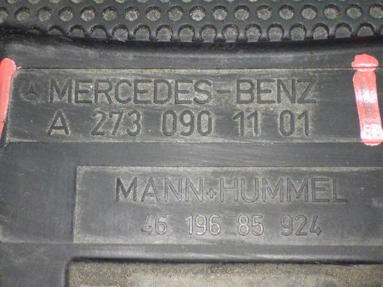 Luftfilter MERCEDES-BENZ C-KLASSE (W204) C 300 4-matic (204.081) A2730901101 Bild Luftfilter MERCEDES-BENZ C-KLASSE (W204) C 300 4-matic (204.081) A2730901101