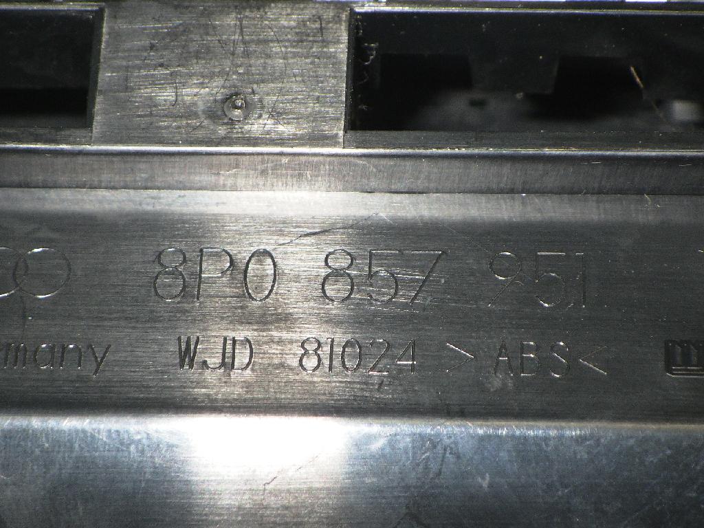 Aschenbecher vorne AUDI (NSU) A3 Sportback (8PA) 2.0 TDI 8P0857951 Bild Aschenbecher vorne AUDI (NSU) A3 Sportback (8PA) 2.0 TDI 8P0857951