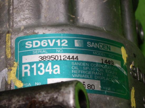 Klimakompressor PEUGEOT 206 SW (2E/K) 1.4 HDi 9655191580 Bild Klimakompressor PEUGEOT 206 SW (2E/K) 1.4 HDi 9655191580