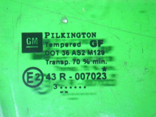 Türscheibe vorne rechts OPEL ZAFIRA A Großraumlimousine (T98) 1.8 16V (F75) 161360 Bild Türscheibe vorne rechts OPEL ZAFIRA A Großraumlimousine (T98) 1.8 16V (F75) 161360